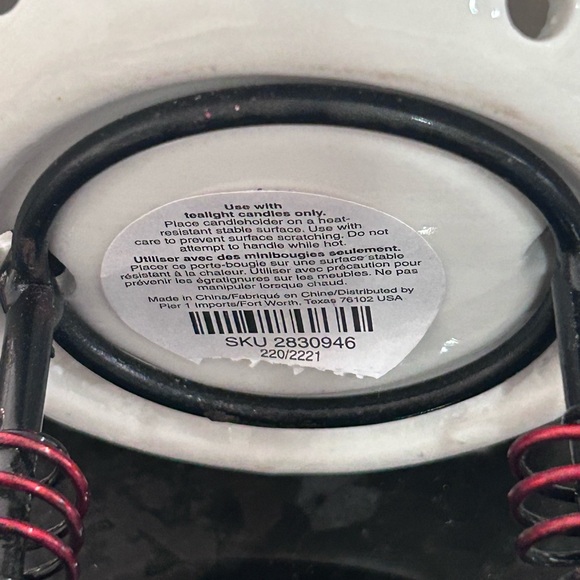 Snowman candle holder - Picture 7 of 8